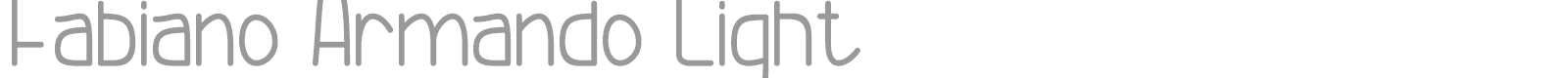 Fabiano Armando font preview